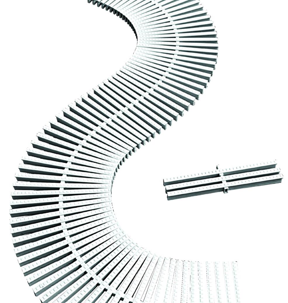 Nan lát rãnh mương tràn hồ bơi 25cm 1 chốt