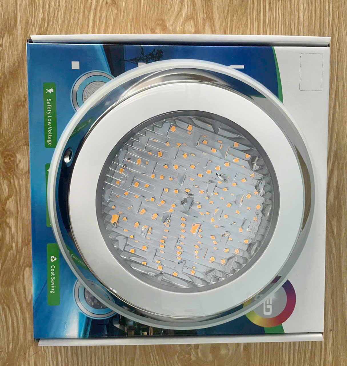 Đèn led hồ bơi vỏ inox 12W-12V